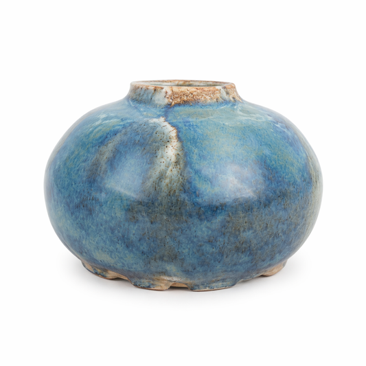 Ocean Blue Mini Dripping Vase