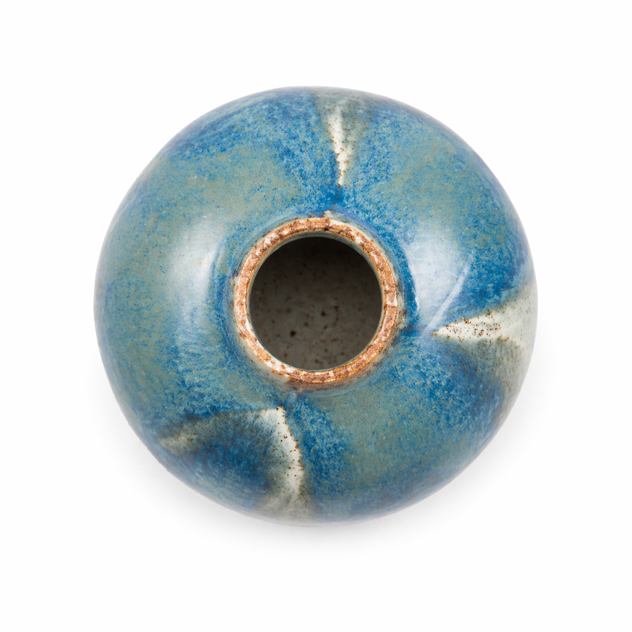 Ocean Blue Mini Dripping Vase