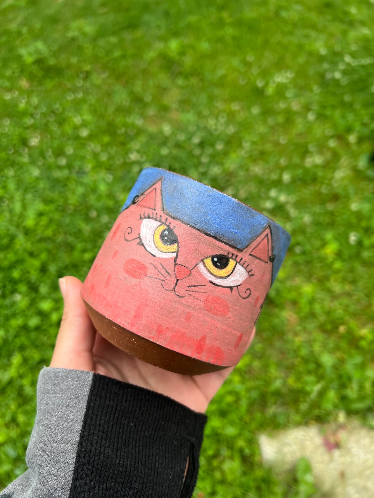 Pink Egyptian Cat Mug