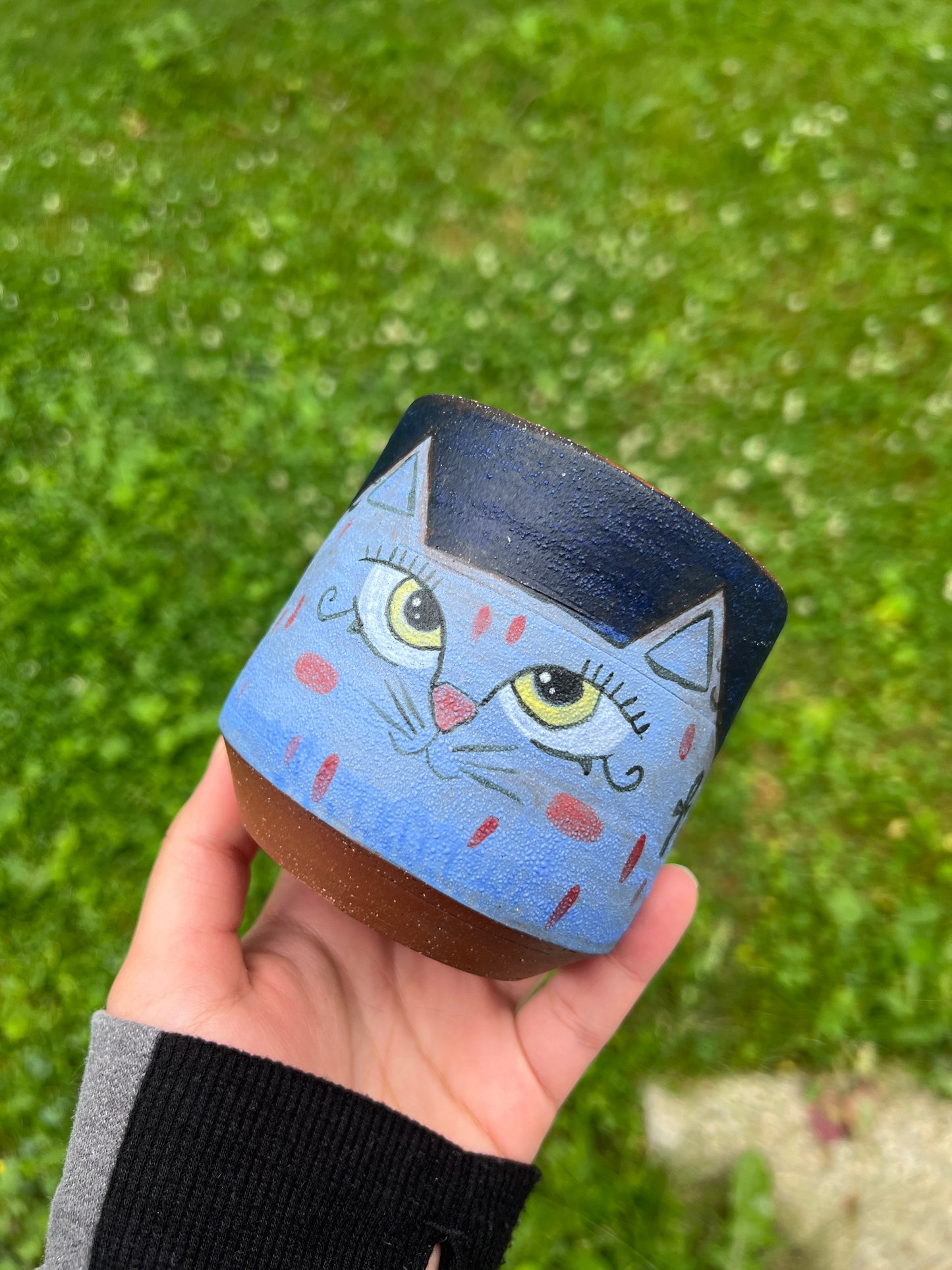 Blue Egyptian Cat #2 Mug
