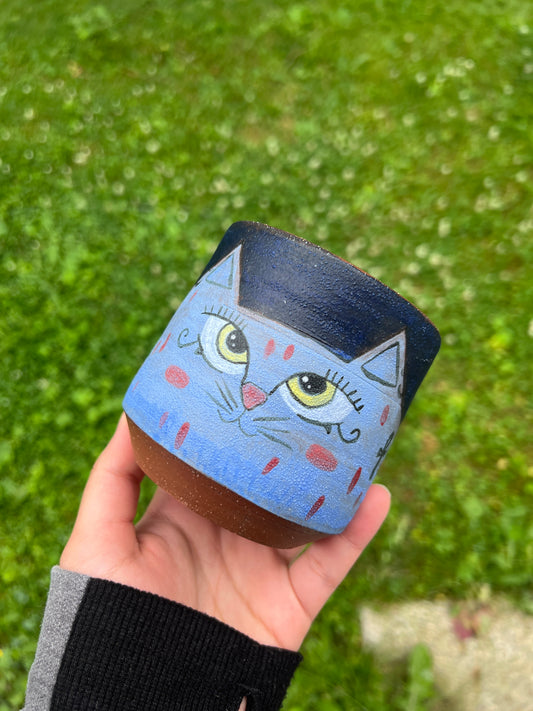 Blue Egyptian Cat #2 Mug