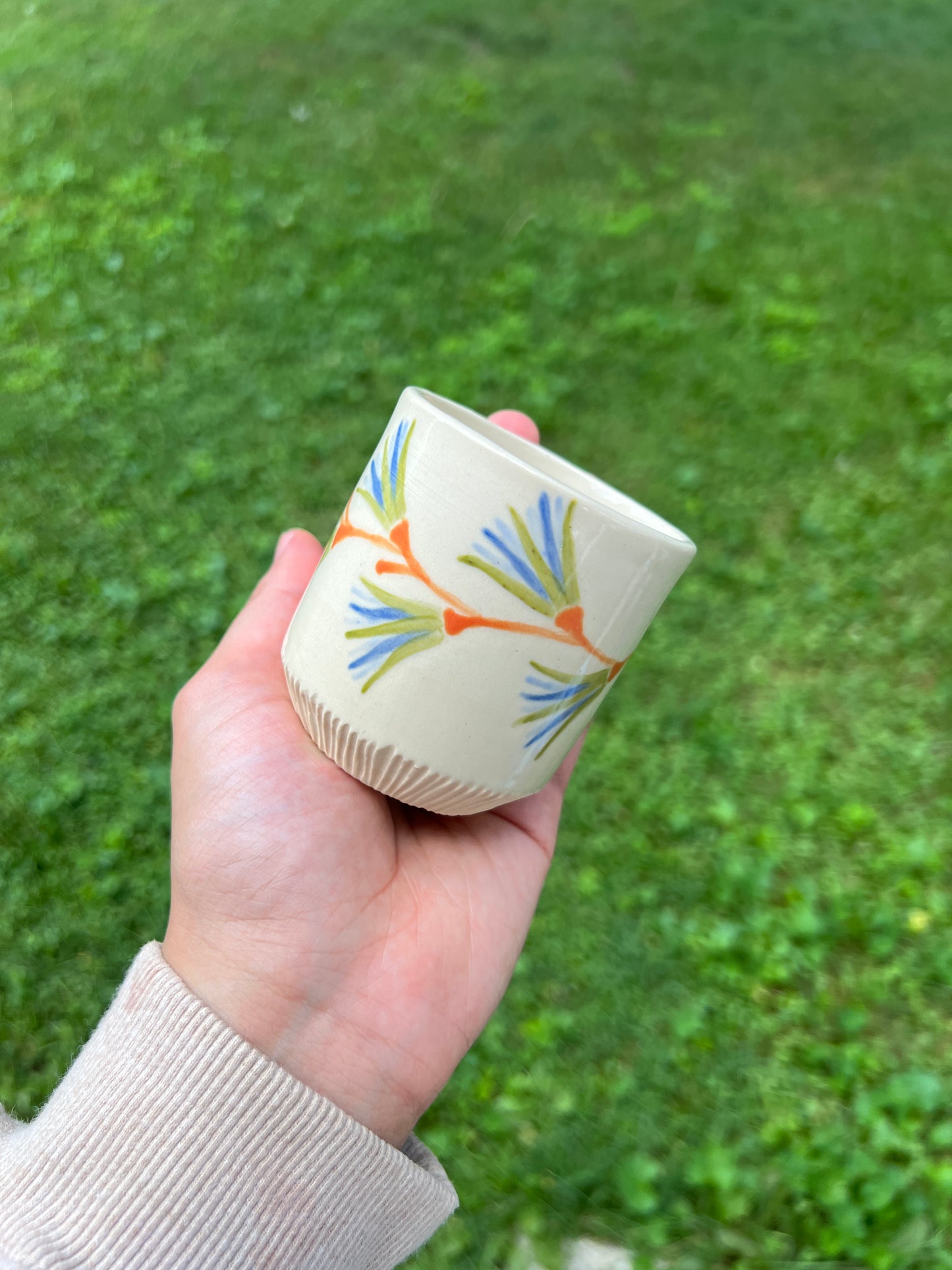 Blue Lotus Mini Cup