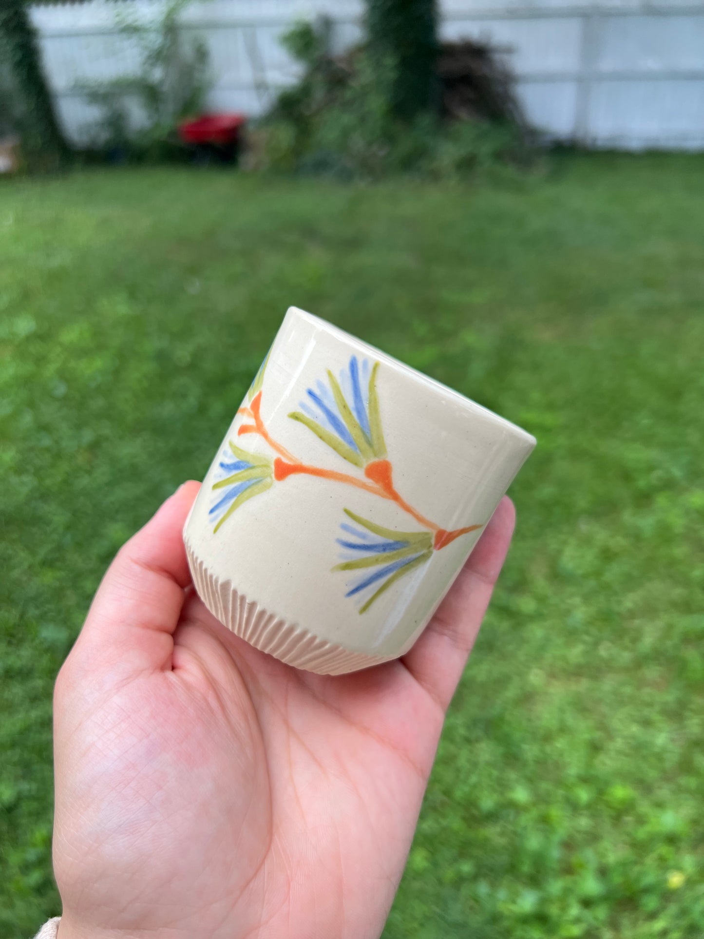 Blue Lotus Mini Cup