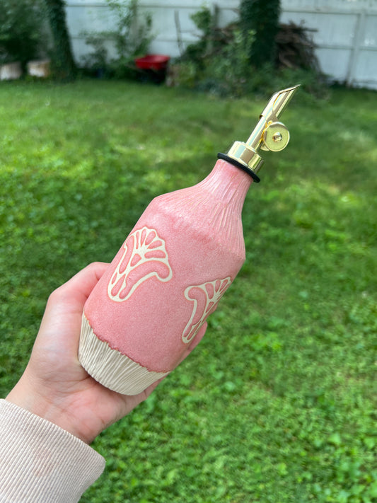 Pink Lotus Oil Bottle