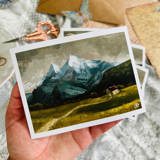 "Majestic Peaks" print