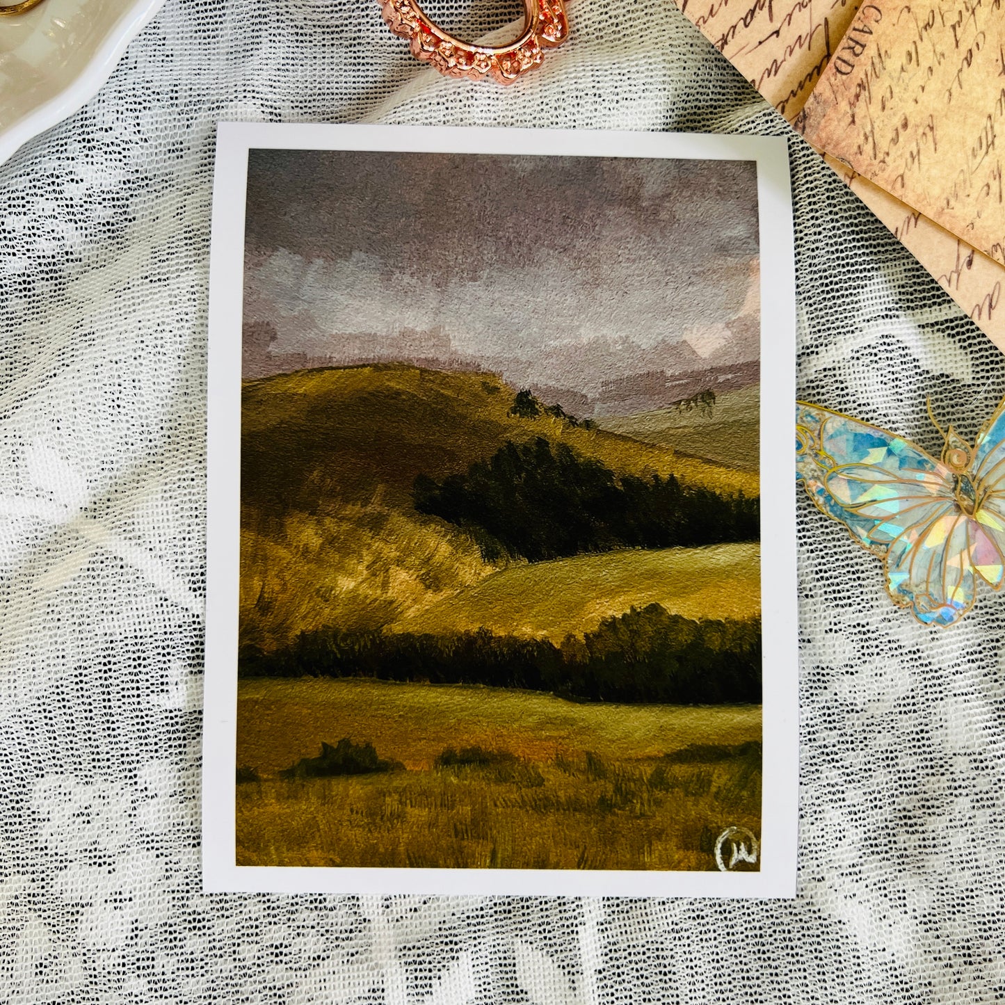 "Tranquil Hillside" print